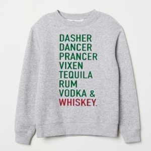 REINDEER & ALCOHOL SWEATSHIRT